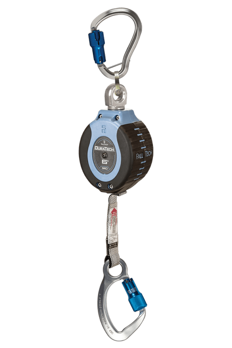 6' DuraTech® Personal SRL with Aluminum Carabiner, Includes Aluminum Dorsal Connecting Carabiner (82706SG6)