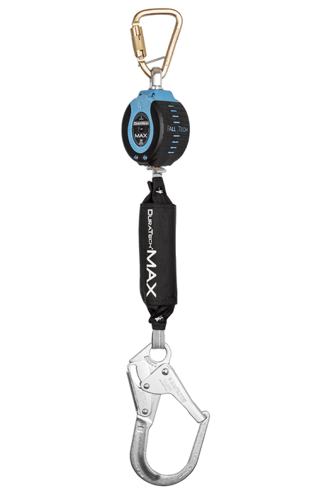 9' DuraTech® MAX Personal SRL with Steel Rebar Hook, Includes Steel Dorsal Connecting Carabiner (82709SB3)