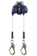 8' FT-X™ Cable Class 2 Leading Edge Personal SRL-P, Twin-leg with Steel Swivel Mini Rebar Hooks with SpeedLink™ (82808TP0S)