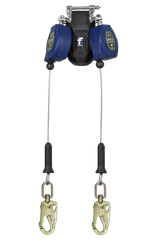 8' FT-X™ Cable Class 2 Leading Edge Personal SRL-P, Twin-leg with Steel Swivel Snap Hooks with SpeedLink™ (82808TP2)