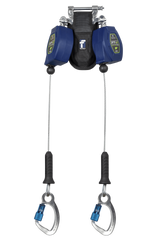 8' FT-X™ Cable Class 2 Leading Edge Personal SRL-P, Twin-leg with Aluminum CE Carabiners with SpeedLink™ (82808TP6)