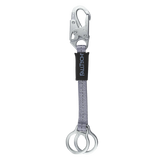 18" Double D-ring Dorsal Extender with Steel Snap Hook (83662D)