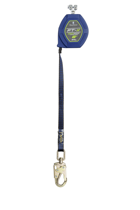 8' FT-X™ EdgeCore™ Class 2 Leading Edge Personal SRL-P, Replacement-leg with Steel Swivel Snap Hooks with SpeedLink™ (84108RP2)