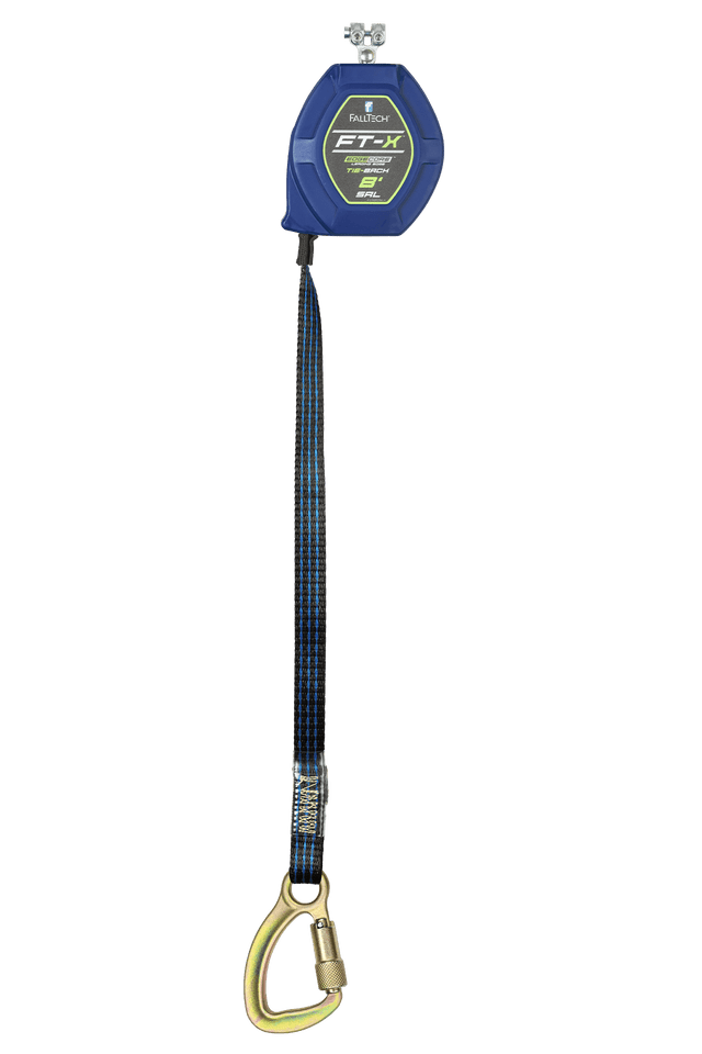8' FT-X™ EdgeCore™ Tie-Back Class 2 Leading Edge Personal SRL-P, Replacement-leg with Steel 5k Carabiner with SpeedLink™ (84108RP8)