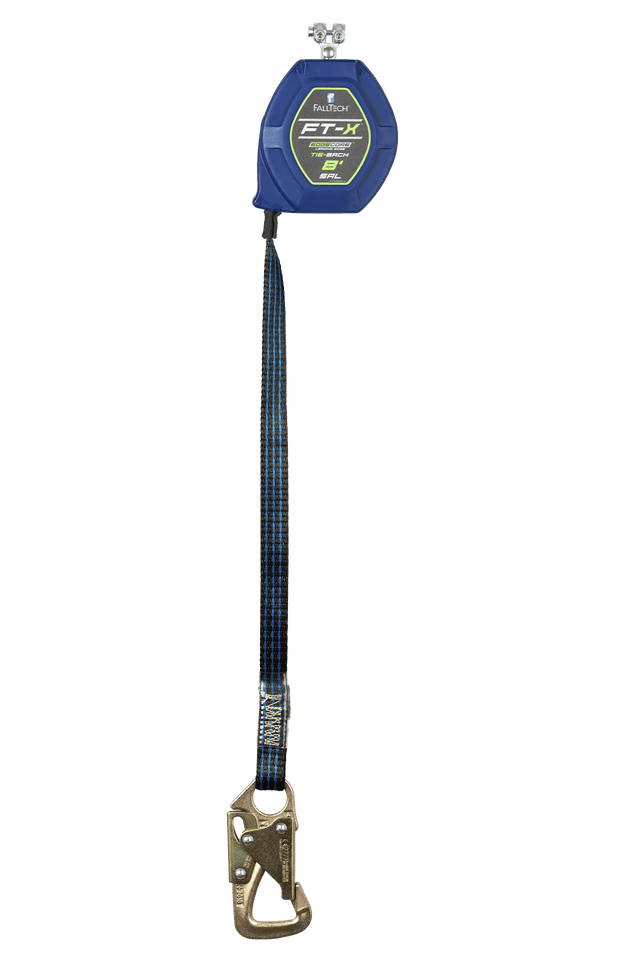 8' FT-X™ EdgeCore™ Tie-Back Class 2 Leading Edge Personal SRL-P, Replacement-leg with Steel 5k Snap Hook with SpeedLink™ (84108RP8S)