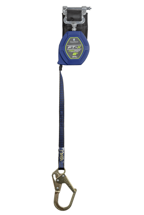 8' FT-X™ EdgeCore™ Class 2 Leading Edge Personal SRL-P, Single-leg with Steel Mini Rebar Hook (84108SP0)