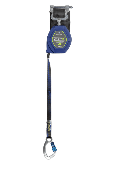 8' FT-X™ EdgeCore™ Class 2 Leading Edge Personal SRL-P, Single-leg with Aluminum CE Carabiner (84108SP6)