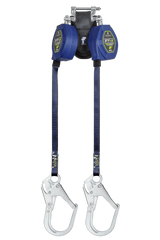 8' FT-X™ EdgeCore™ Class 2 Leading Edge Personal SRL-P, Twin-leg with Steel Rebar Hooks with SpeedLink™ (84108TP3)