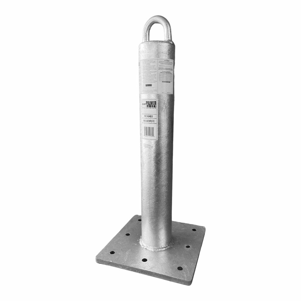 24” Roof Tieback w/Baseplate (ANCHOR24PLATE)