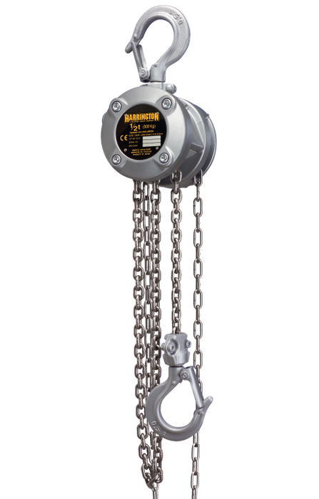 1/4 ton x 10' Harrington CX Mini Hand Chain Hoist