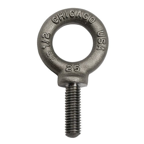 1/2" x 1-1/2" Galvanized Plated Machinery Eye Bolt