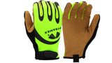Gloves Leather Padded Palm Hook&Loop X2 (GL104HTX2) Per 1