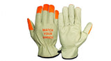 Grain Cowhide Drvr Keystone w/ HiVis-M (GL2003KM) Per 12