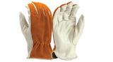 Cow Leather Driver Split Back Kevlar Keystone Thumb- Medium (GL2008KM) Per 1