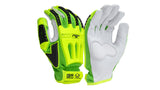 Goatskin Palm Mesh Back A6 Cut Impact Glove - size Large (GL3012CBL) Per 1