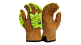 Premium Grade Pigskin Leather  - Cut A6- Impact 2-size Large (GL4004CKBL) Per 1