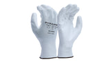 Polyurethane- 18g Non-Cut - White - Size Small (GL409S) Per 12