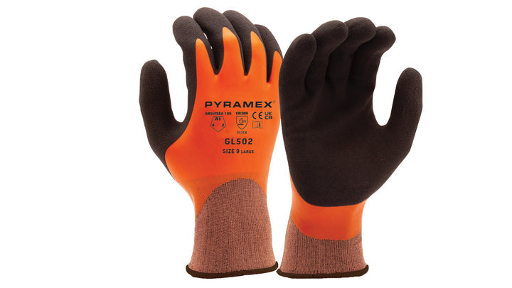 Glove full drip sandy latex liquid proof - large (GL502L) Per 12