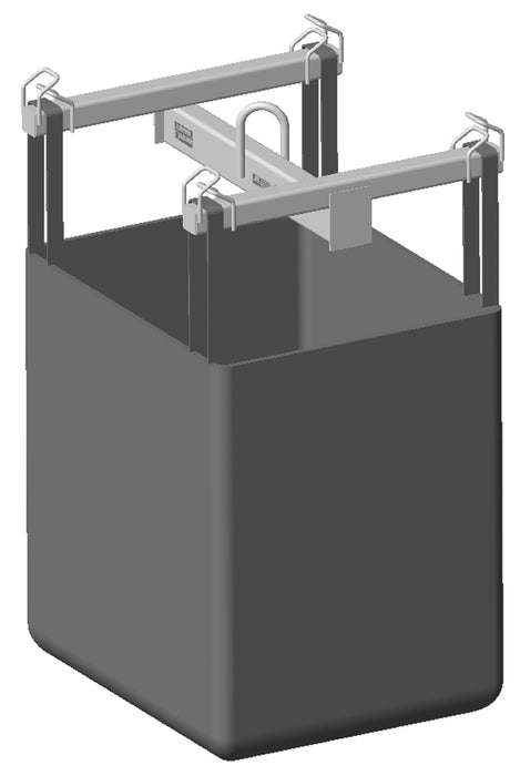 4,400 lbs Bulk Container Lift Beam 36" Spread 50.9" Diagonal (13325)