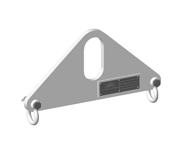 500# X 12" LIFT BEAM 3/8" BOTTOM SHACKLE (20347)