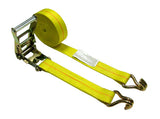 4" x 30' Ratchet Strap with Wire Hooks
