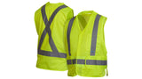 Lime Hi-Vis Lime Vest with Reflective Tape - Size Medium (RCA2510M) Per 1