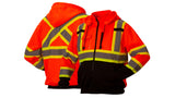 Orange Canadian premium zipper sweatshirt in orange - 3X large (RCSZH3320X3) Per 1