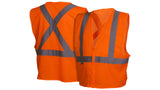 Orange Hi-Vis Orange Vest with Reflective Tape - Size Large (RCZ2120L) Per 1