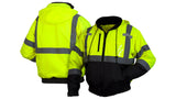 Lime Hi-Vis Lime Bomber Jacket - Size Large (RJ3110L) Per 1
