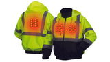 Lime Hi-Vis Lime Bomber Jacket - Heated - Size Small (RJ3110HS) Per 1