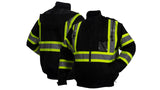 Black Bomber Jacket - Black - Large (RJ3711L) Per 1