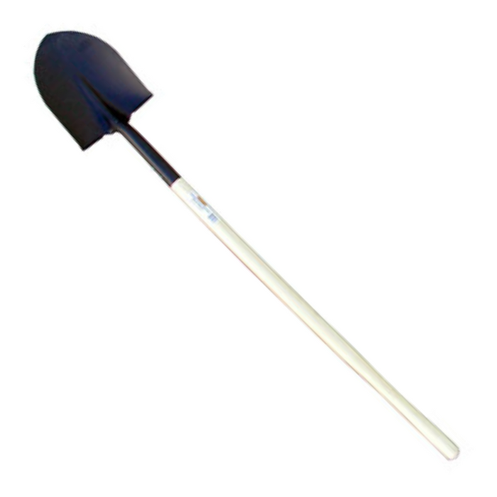 ROUND POINT SHOVEL with ASH HANDLE