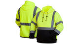 Lime/Black Hi-Vis Lime Pullover Sweatshirt with Black Bottom- Size 4X Large Tall (RSSH3210TX4) Per 1
