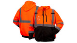 Orange Class 3 premium zipper sweatshirt in orange - medium (RSZH3320M) Per 1