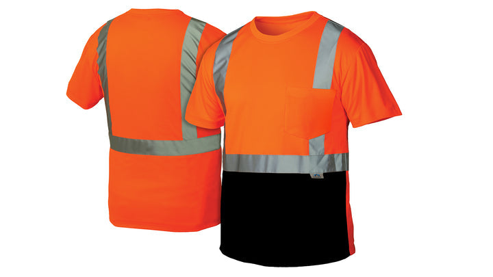 Orange/Black Hi-Vis Orange - Black Bottom  - Size 4X-5X Large (RTS2120BX4-X5) Per 5