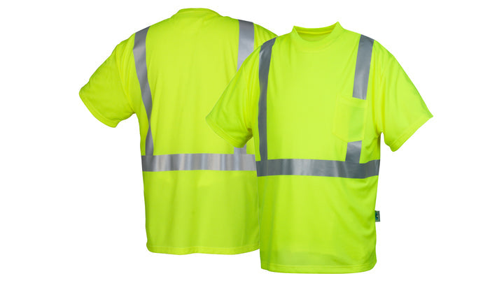Lime Short sleeve lime heat sealed t-shirt - size 4X large (RTSHS2110X4) Per 1