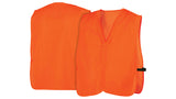 Orange Hi-Vis Orange Vest-Universal fit-No Reflective Tape (RV120NS) Per 12