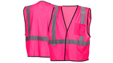 Pink Pink Vest- Enhanced Visibility w/Reflect 2XL/3XL (RV1270X2-X3) Per 5