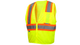Lime  SAFETY VEST - HI-VIS LIME - SELF-EXTINGUISHING - SIZE SMALL (RVZ2410SES) Per 5