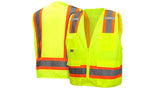 Lime Hi-Vis Lime - Self Extinguishing - Size Medium (RVZ2410SEM) Per 5