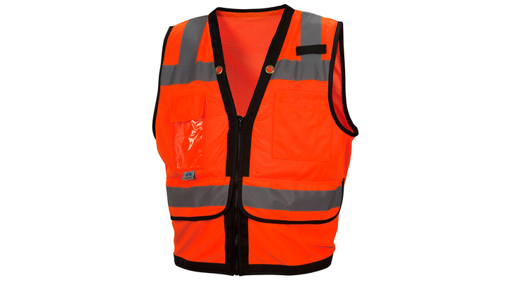 Orange/Black Hi-Vis Orange with Black Trim and Zipper - Size 5X Large (RVZ2820X5) Per 5