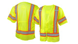 Lime Hi-Vis Lime with 5-pt Break Adjustable Waist w/ D-Ring - L (RVZ3810BRL) Per 1