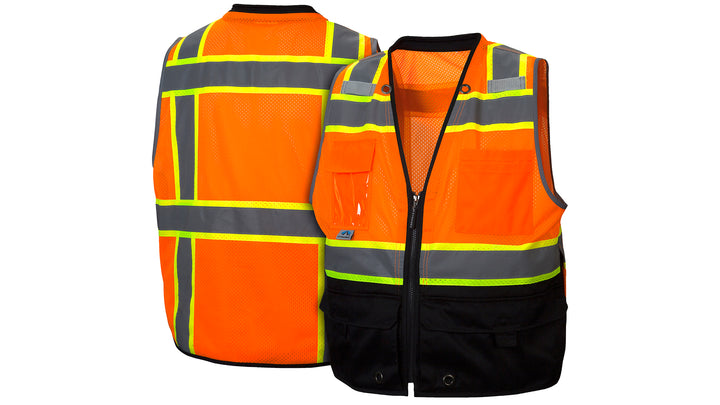 Orange/Black Hi-Vis Orange - Black Bottom- Size 4X Large (RVZ4420BX4) Per 1