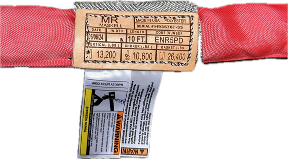 Red Round Sling WLL 13,200 lbs
