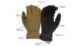 VG Tactical Medium Duty Operator Slip-on  Black Large (VGTG20BL) Per 1