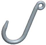 1" 2,500# LONG REACH FOUNDRY HOOK REACH 8.5" (14605)