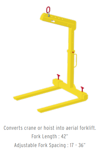 4,000 lbs Adj Base Pallet Lifter (12412)