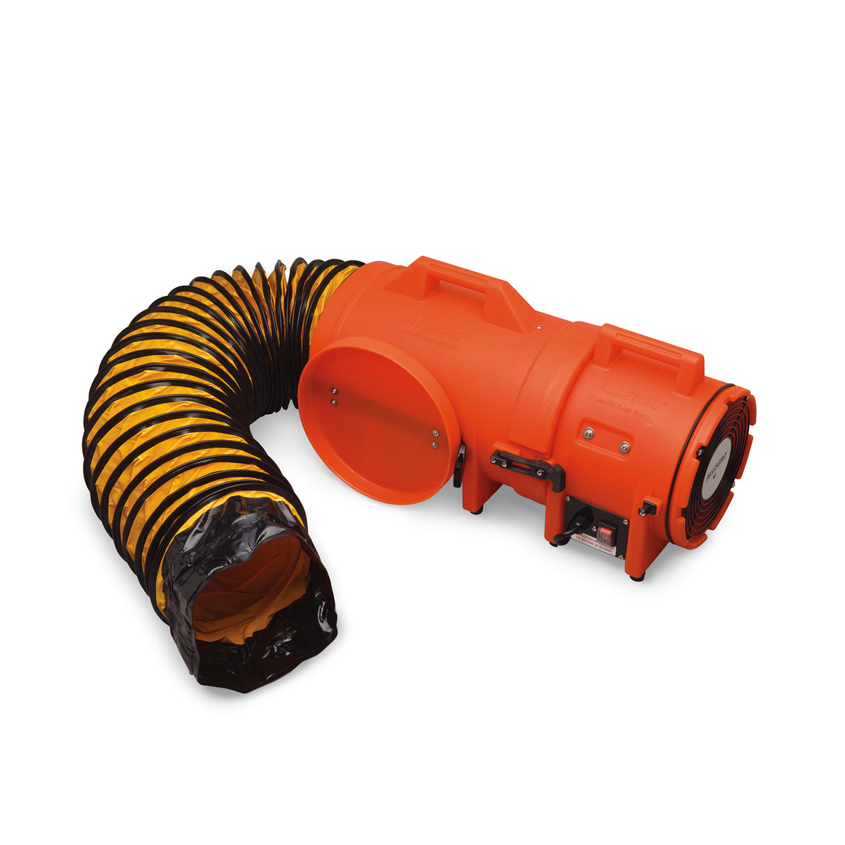 8" Axial AC Plastic Blower w/ Compact Canister & 25’ Ducting, 30 lbs. (9533-25)