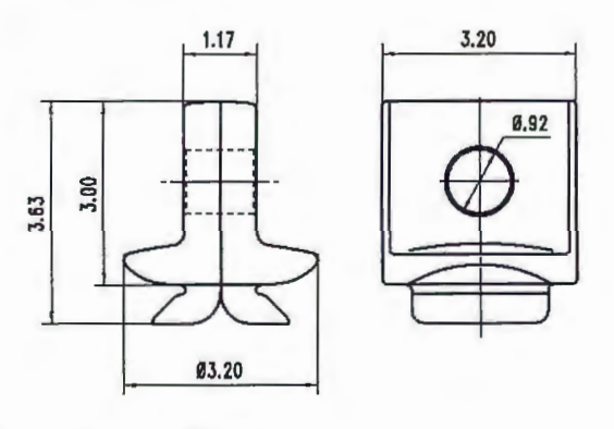 Forged Alloy Fast Lift System Clevis (37940)