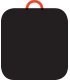 SafetyTech MD Outrigger Pad 22" x 24" x 1" (Black) (D2224)